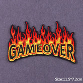 Bügelaufkleber - Schädel